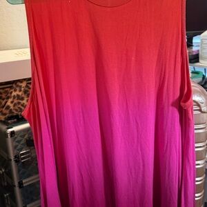 Lane Bryant Vibrant Red Top